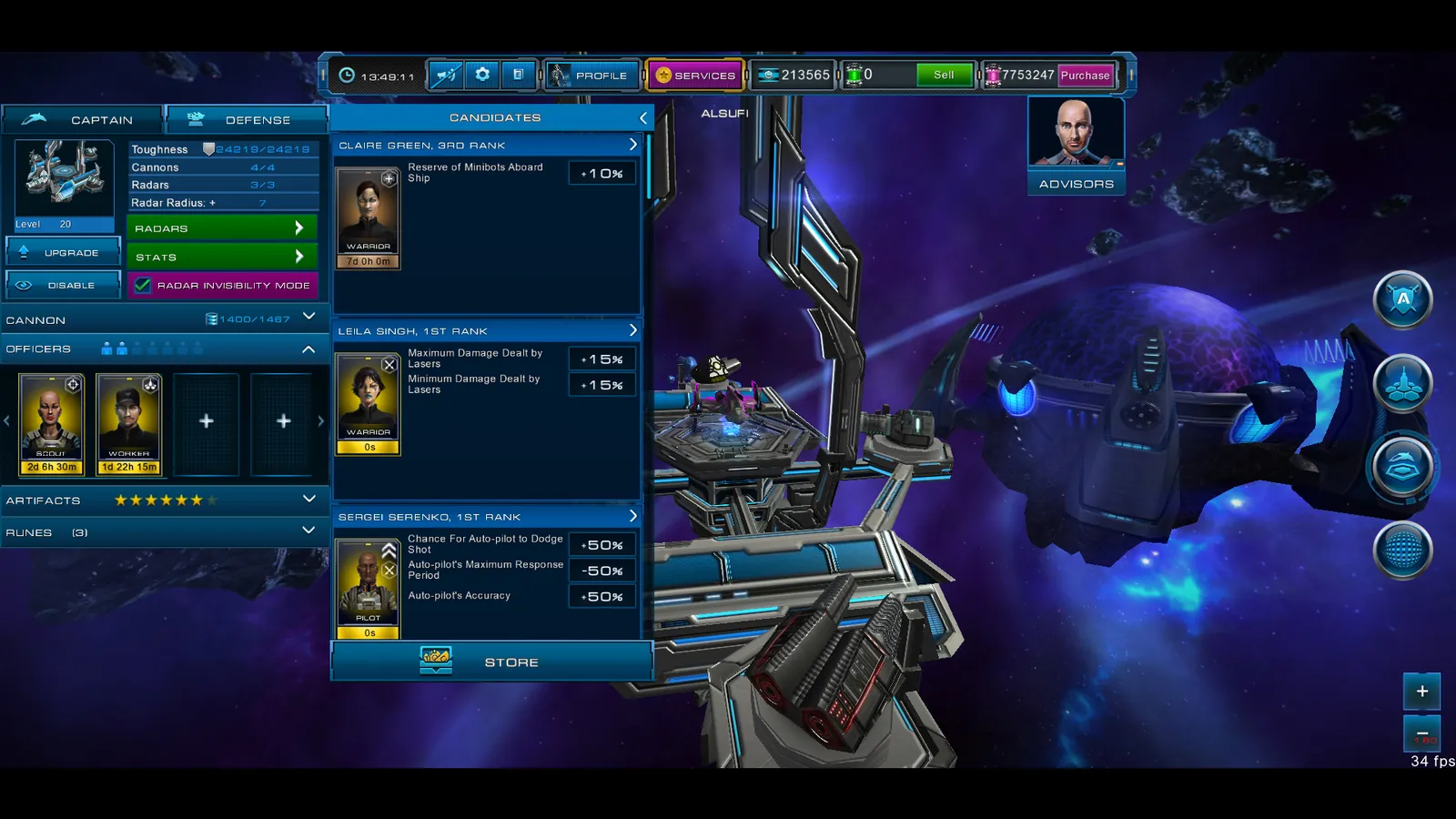 Astro Lords: Oort Cloud asteroid colony and fleet