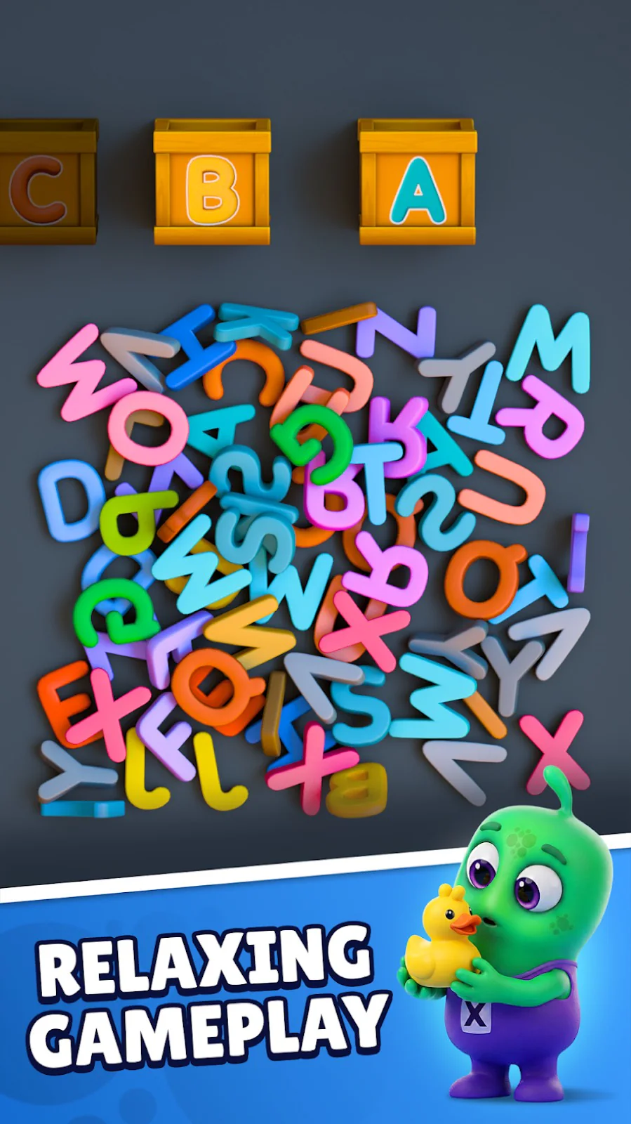 Sorting letters in Box Jam