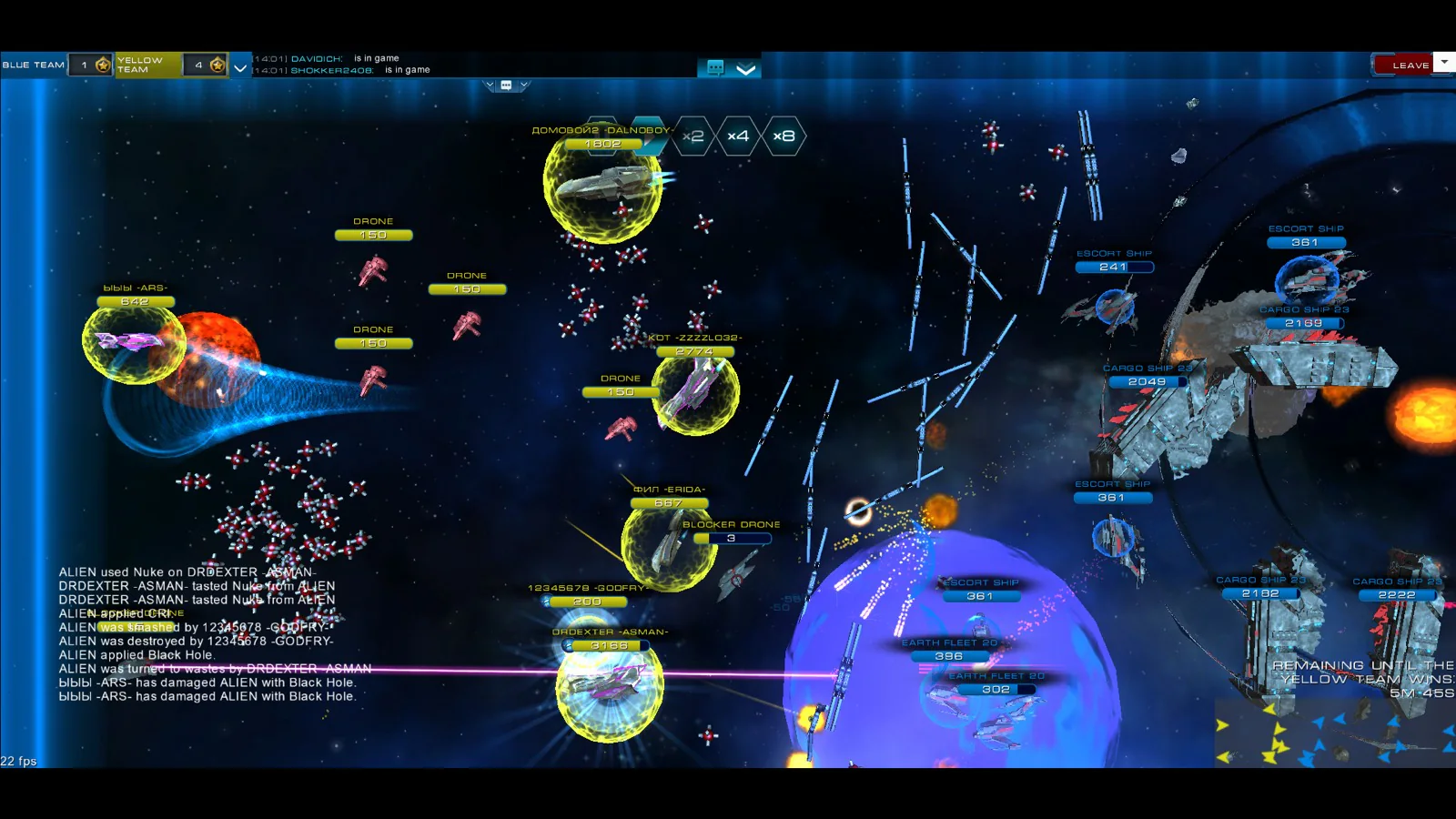 Astro Lords: Oort Cloud tactical combat map