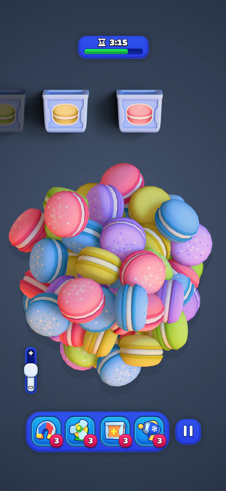 Blob Jam object sorting gameplay