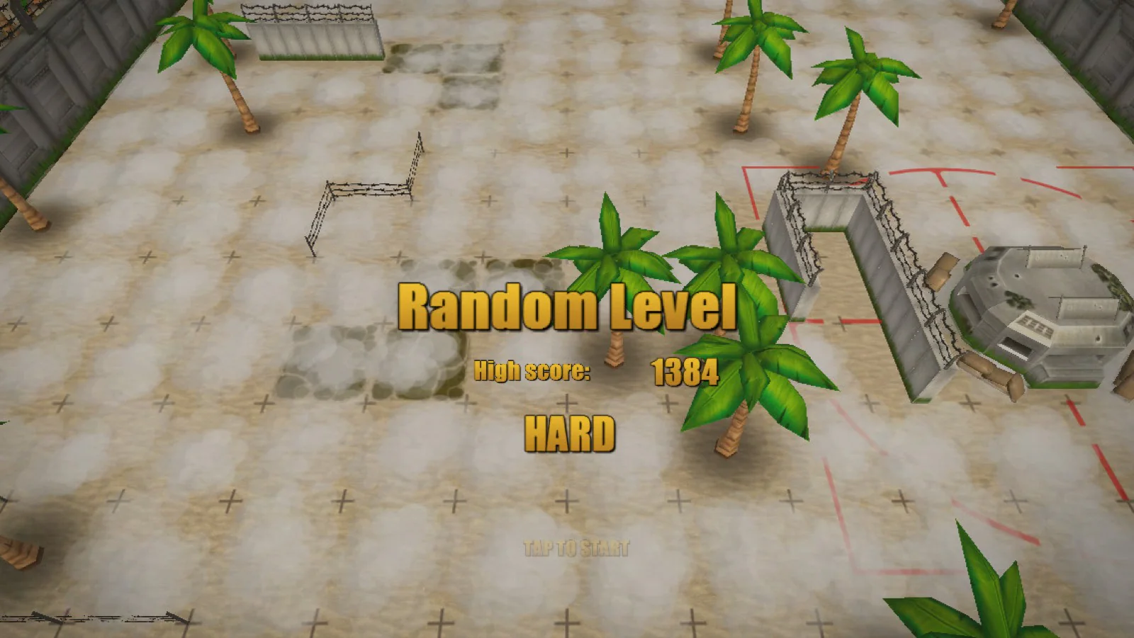 Crazy Sapper 3D random level briefing on hard difficulty